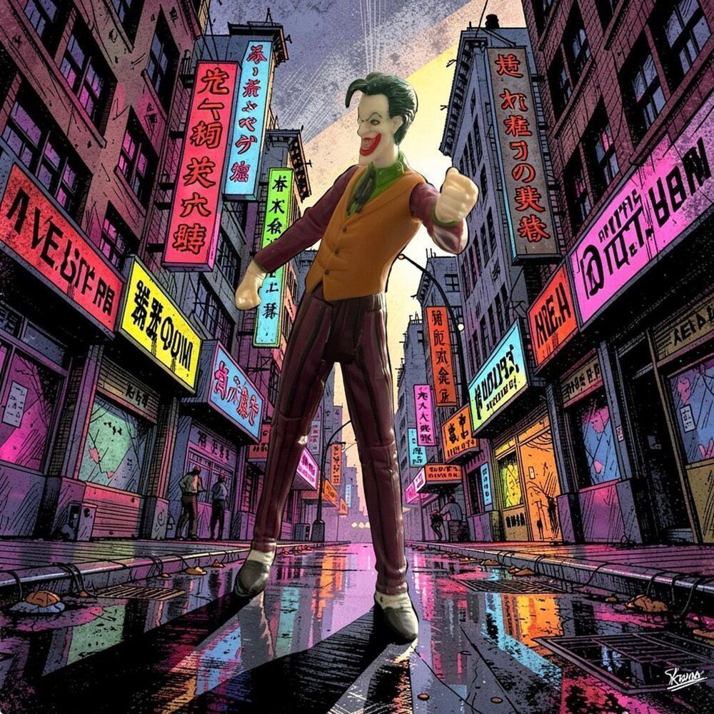 2003 Mattel Batman Quick Fire The Joker Loose Action Figure A53